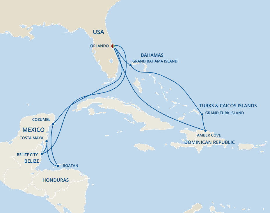 Eastern/Western Caribbean Adventurer Princess (14 Night Roundtrip