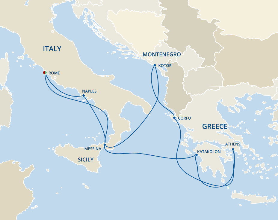Grand Mediterranean - Princess (10 Night Roundtrip cruise from Rome)