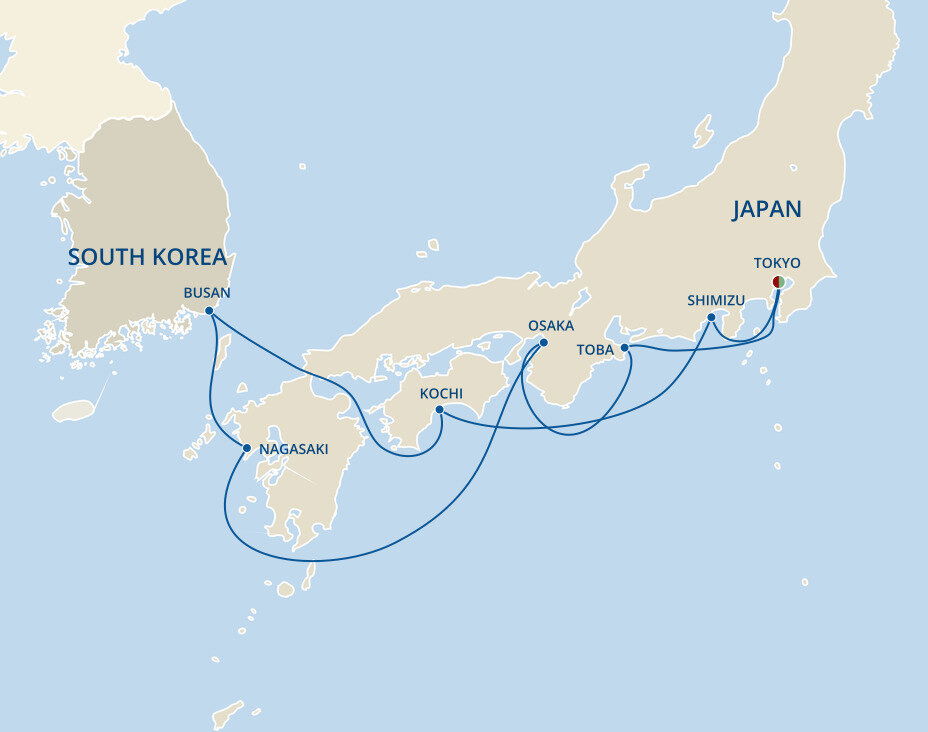 Japan Explorer - Princess (9 Night Roundtrip cruise from Tokyo)