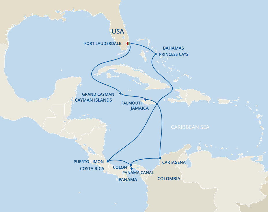 Panama Canal With Costa Rica Caribbean Princess 12 Night Roundtrip panama-canal-with-costa-rica-caribbean-princess-12-night-roundtrip