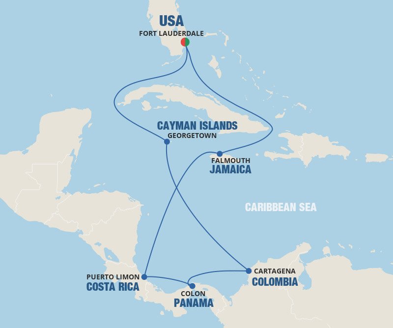 Panama Canal with Costa Rica & Caribbean - Princess (10 Night Roundtrip ...