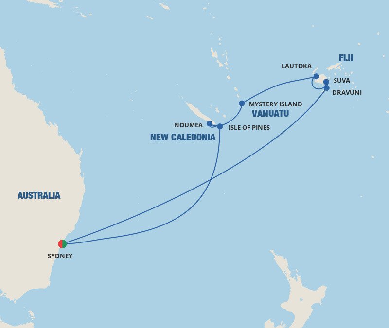 cruise from sydney to fiji