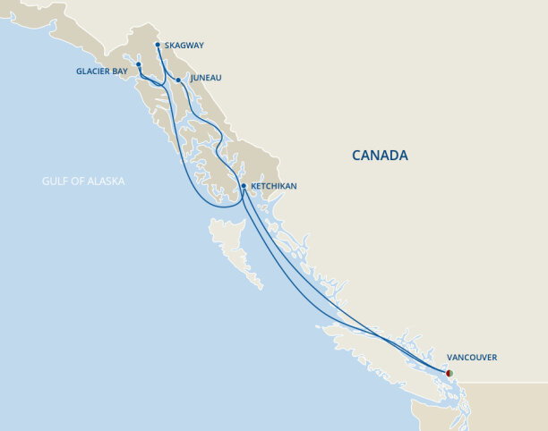 Round-trip Cruises from Vancouver | 2026-2028 | Global Journeys