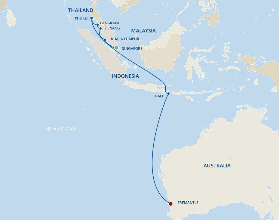 Treasures of Southeast Asia Princess (12 Night Cruise from Singapore