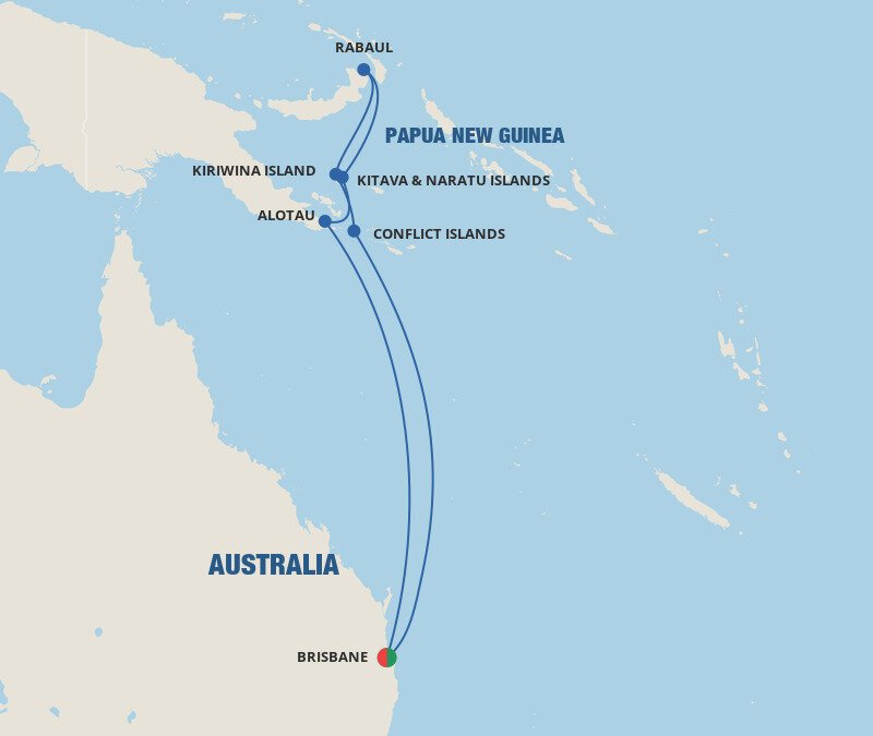 Papua New Guinea Princess (10 Night Roundtrip Cruise from Brisbane)