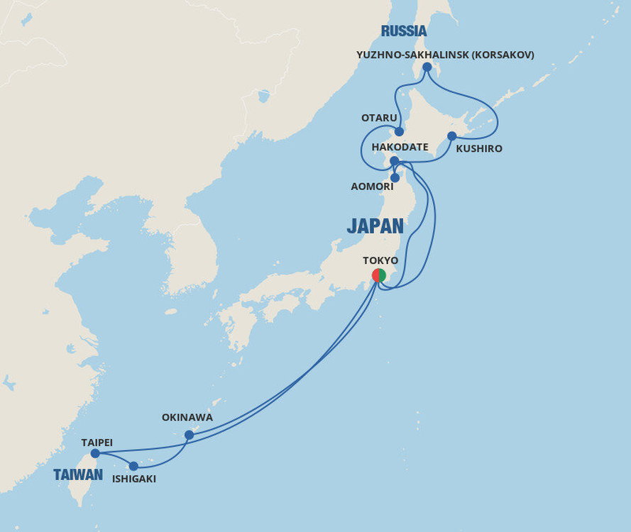 Southern Islands & Hokkaido - Princess (17 Night Roundtrip Cruise from ...