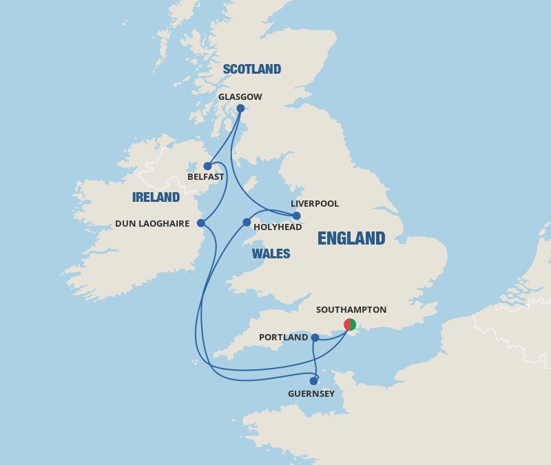 british isles cruise from liverpool