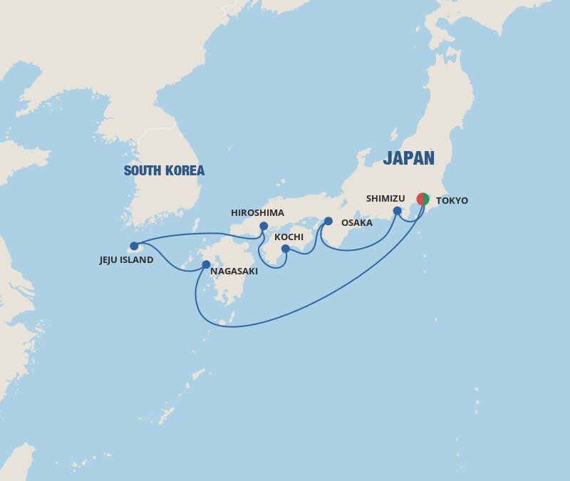 Japan Explorer - Princess (9 Night Roundtrip Cruise from Tokyo)