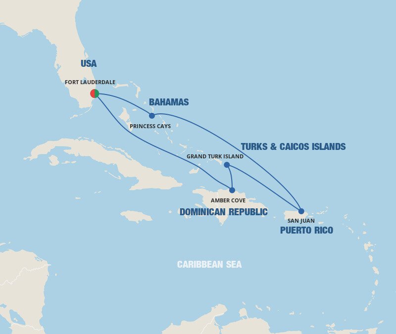 princess 7 day eastern caribbean cruise