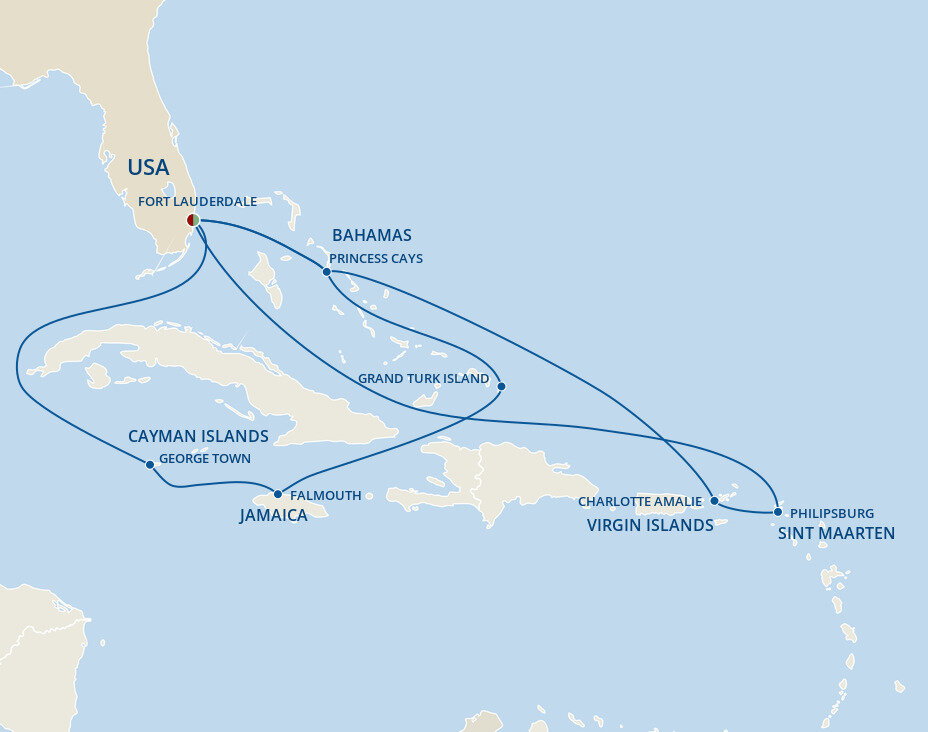 Caribbean East/West Adventurer - Princess (14 Night Roundtrip Cruise ...