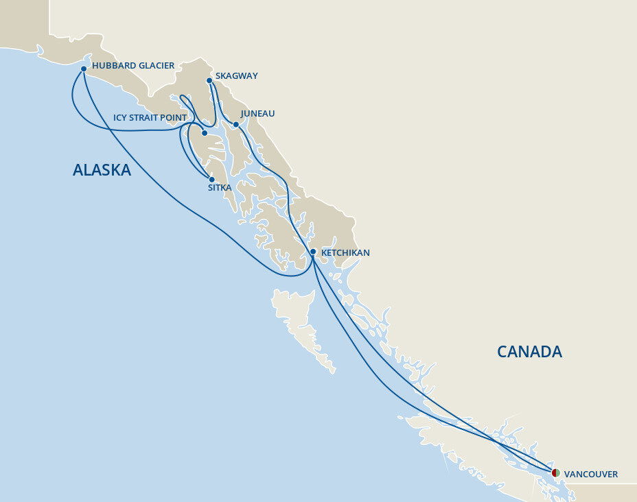 Inside Passage - Princess (10 Night Roundtrip Cruise from Vancouver)