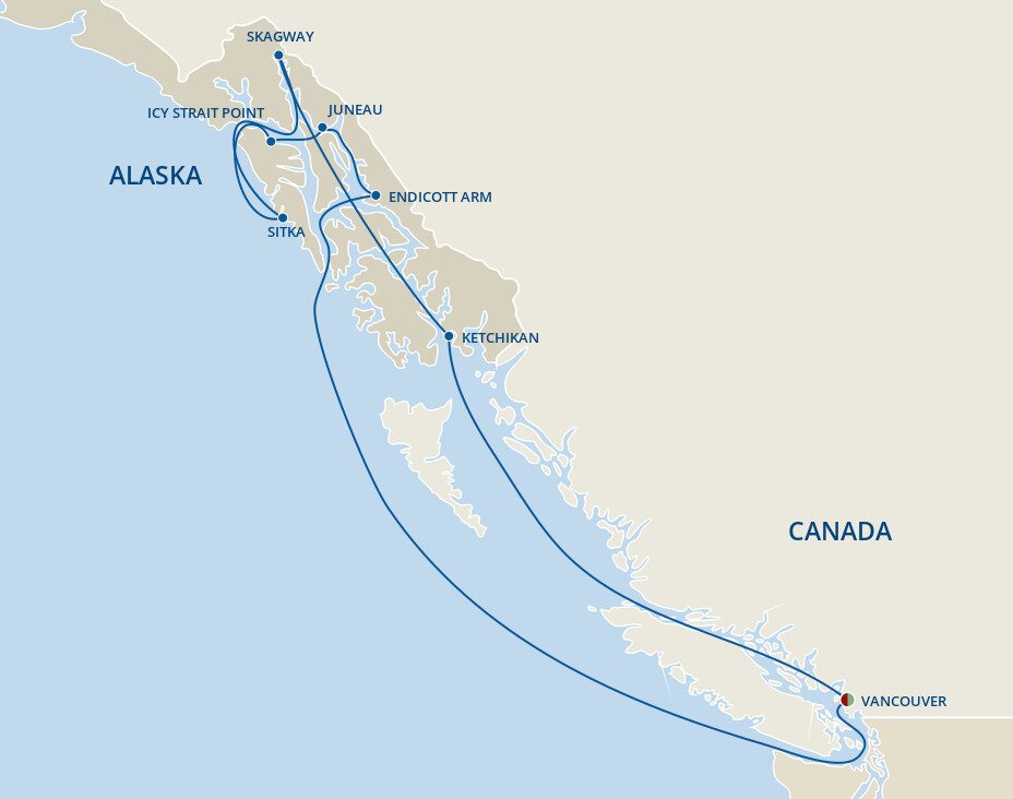 Inside Passage Princess (10 Night Roundtrip Cruise from Vancouver)