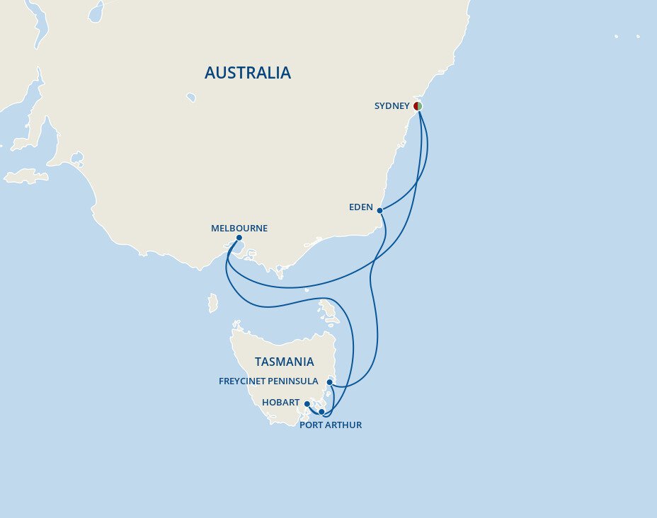 Tasmania Princess (8 Night Roundtrip Cruise from Sydney)