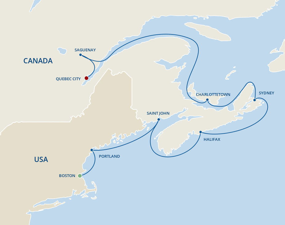 Classic Canada & New England Princess (10 Night Cruise from Boston to Quebec City)