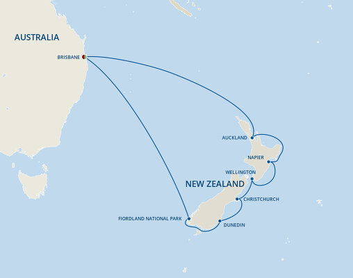 australia new zealand cruises january 2025