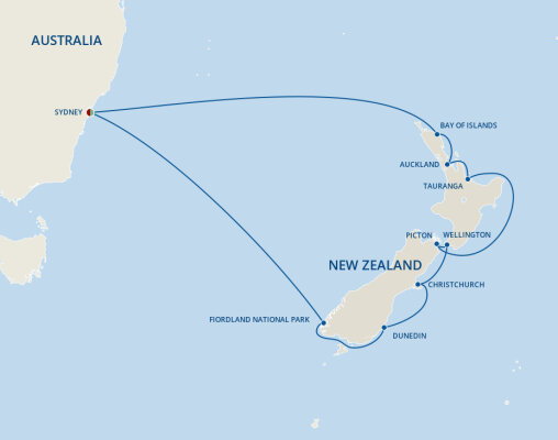 New Zealand Cruises - Princess - 2024-2026 Seasons