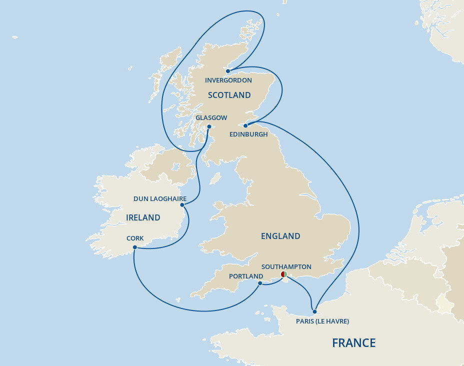 British Isles Princess (11 Night Roundtrip Cruise from London)