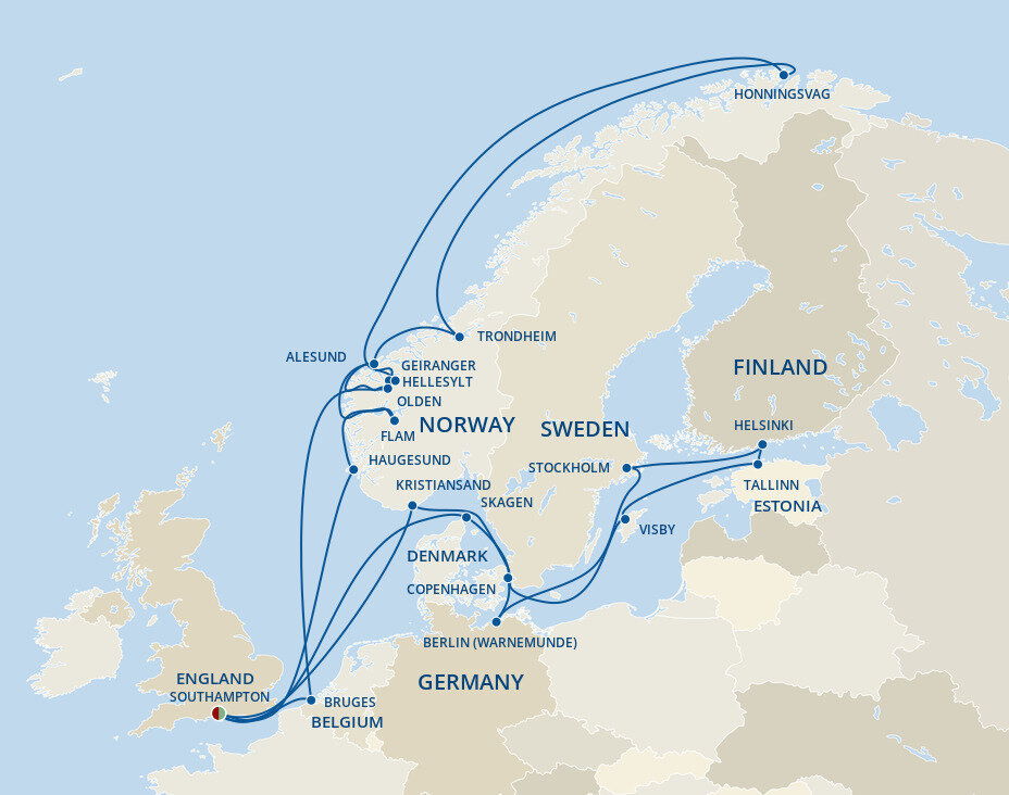 Scandinavia & Land of the Midnight Sun Princess (28 Night Roundtrip