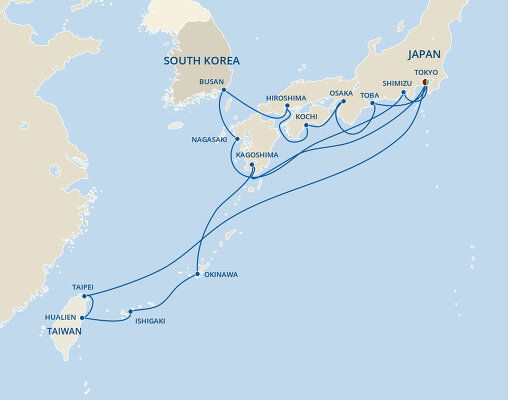 Japan Cruises Starting In April 2025