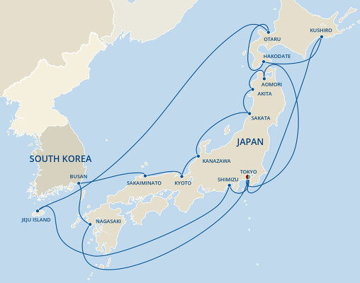 Japan Cruises Starting In April 2025