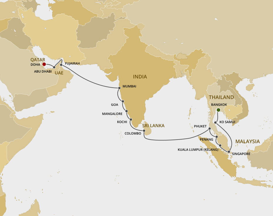 Indian Ocean Enchantments - Regent Seven Seas (20 Night Cruise from ...