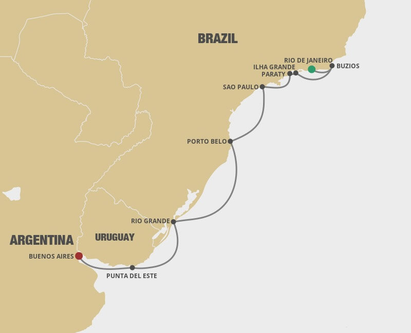Samba To Tango - Regent Seven Seas (10 Night Cruise from Rio de Janeiro ...