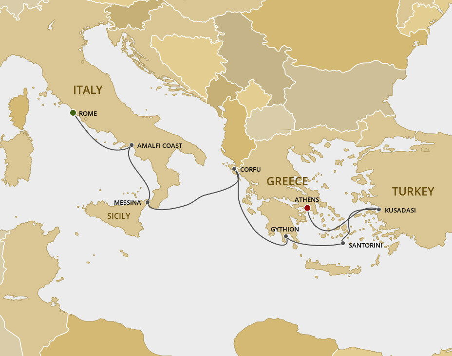 Mediterranean Immersion - Regent Seven Seas (7 Night Cruise from Rome ...