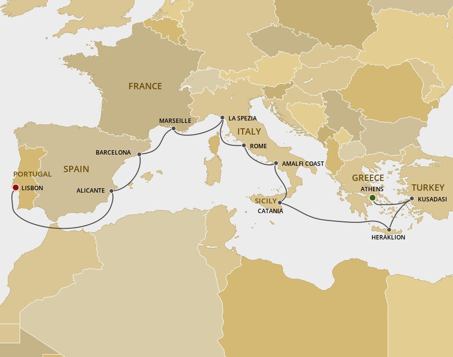 Season Of Splendor Regent Seven Seas (12 Night Cruise from Athens to