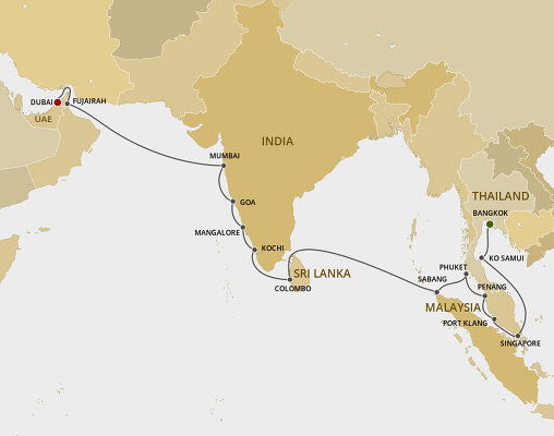 Cruises Starting In Bangkok - 2023-2025 Seasons