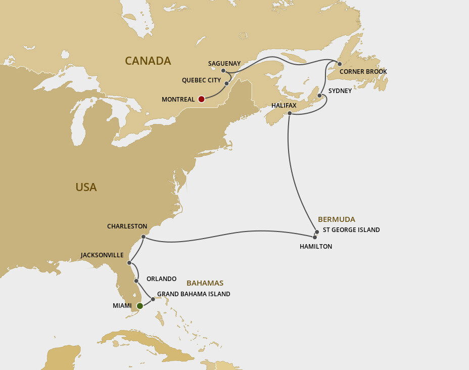 Spring In Nova Scotia Regent Seven Seas (15 Night Cruise from Miami