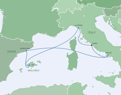 Royal Caribbean Cruises Starting In Rome - 2025 & 2026 Seasons
