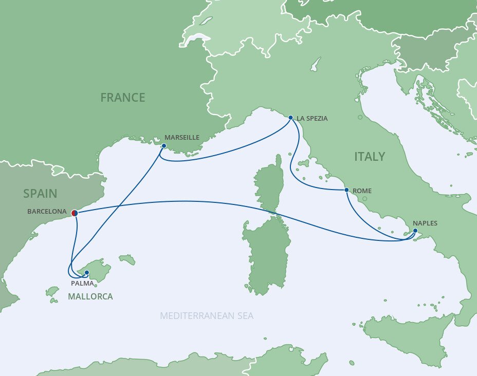 royal caribbean cruises western mediterranean