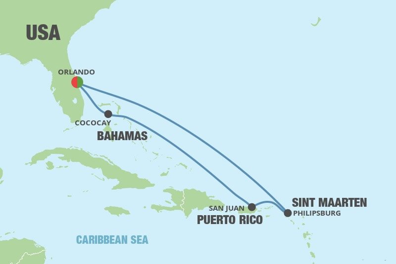 eastern caribbean cruise january 2024
