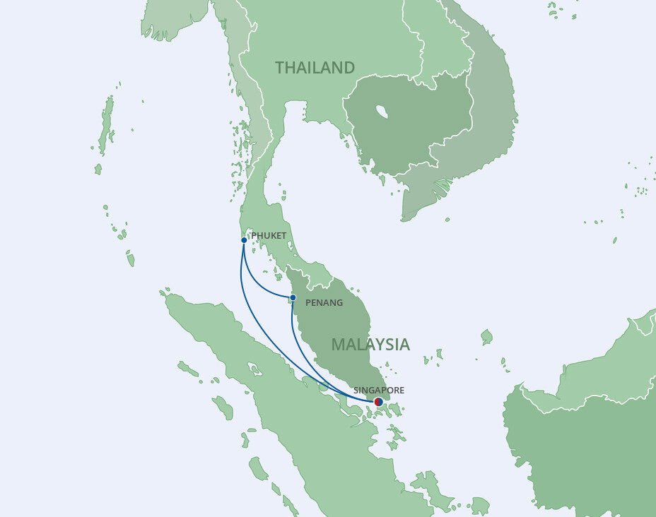 singapore malaysia cruise route