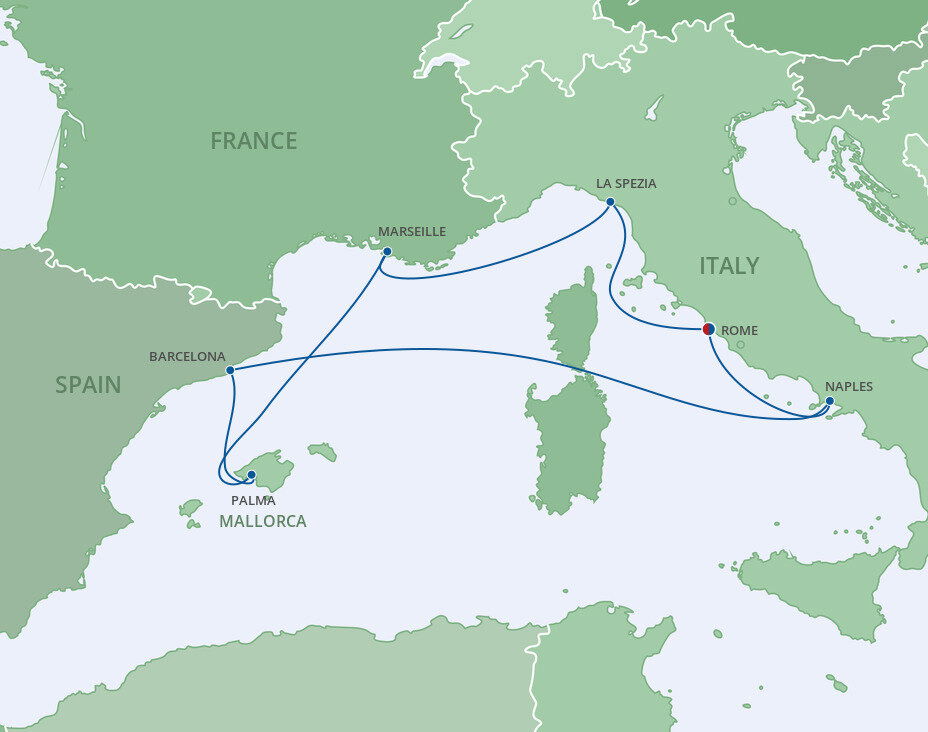 Royal Caribbean Mediterranean Cruises July 2025