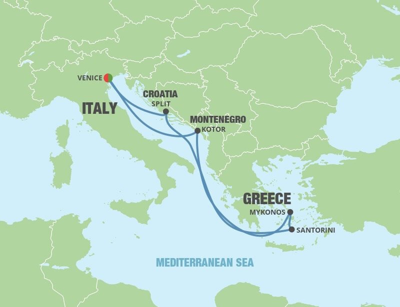 7 night greece and croatia cruise