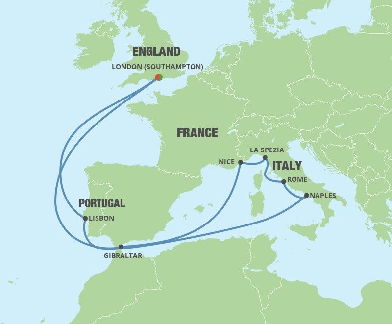 cruise from london