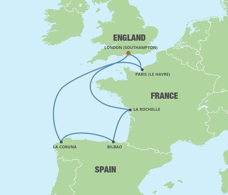 cruises to france and spain