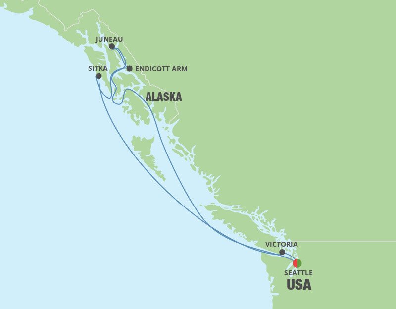 Alaska Glacier Cruise - Royal Caribbean (7 Night Roundtrip Cruise from