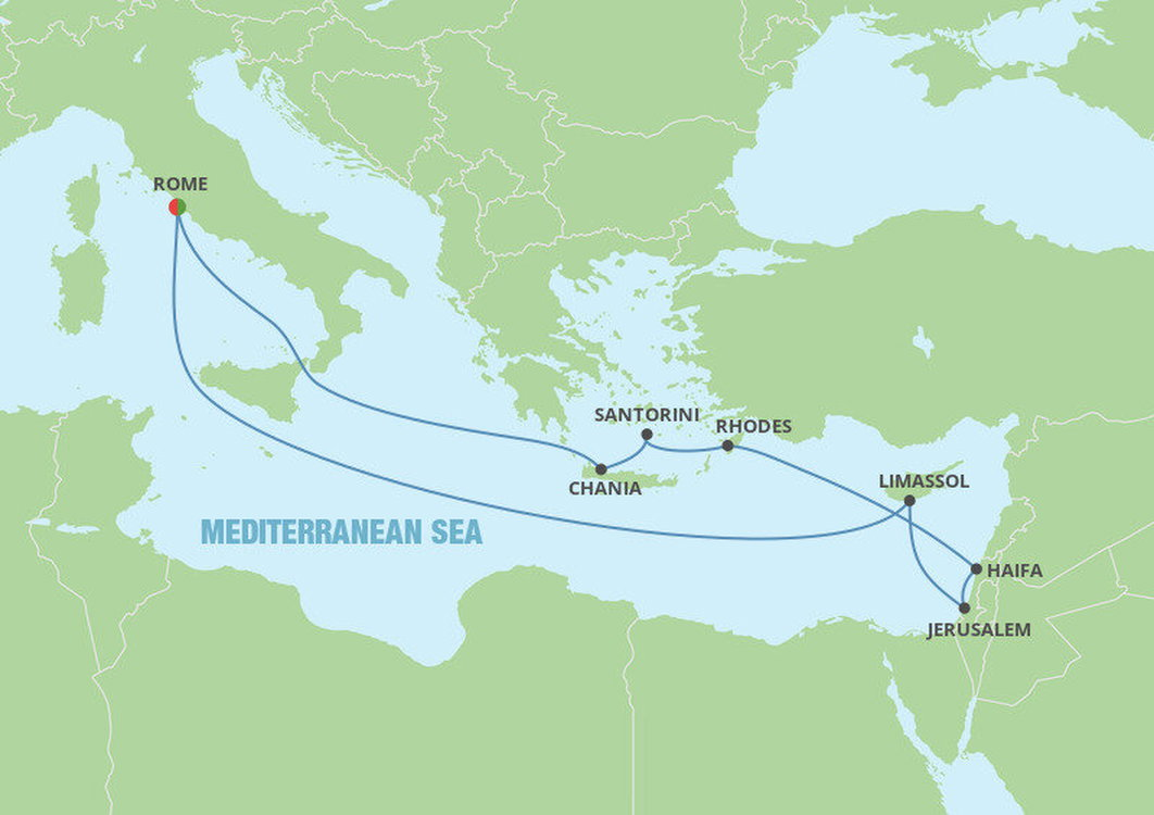 holy land mediterranean cruise