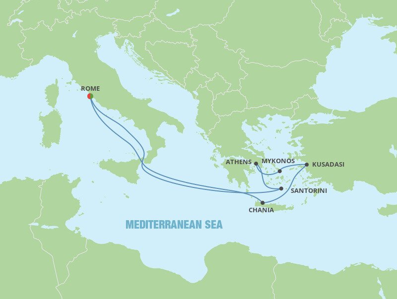 Greek Isles Cruise Royal Caribbean (8 Night Roundtrip Cruise from Rome)