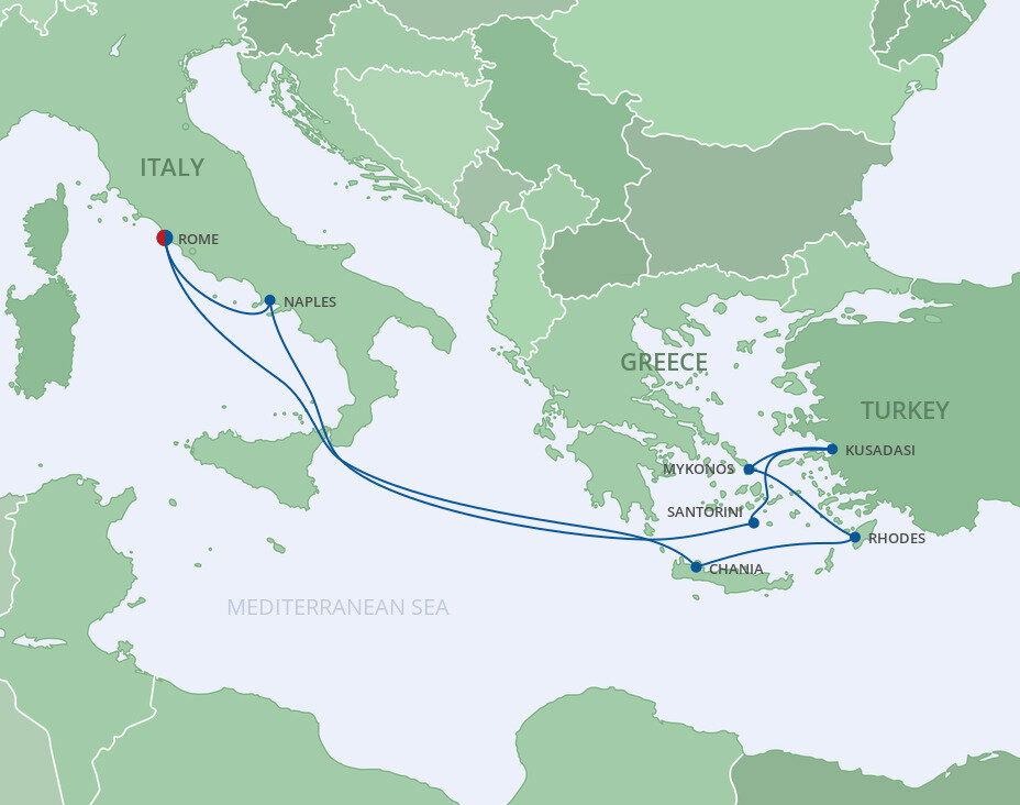 Greek Isles Cruise Royal Caribbean (9 Night Roundtrip Cruise from Rome)