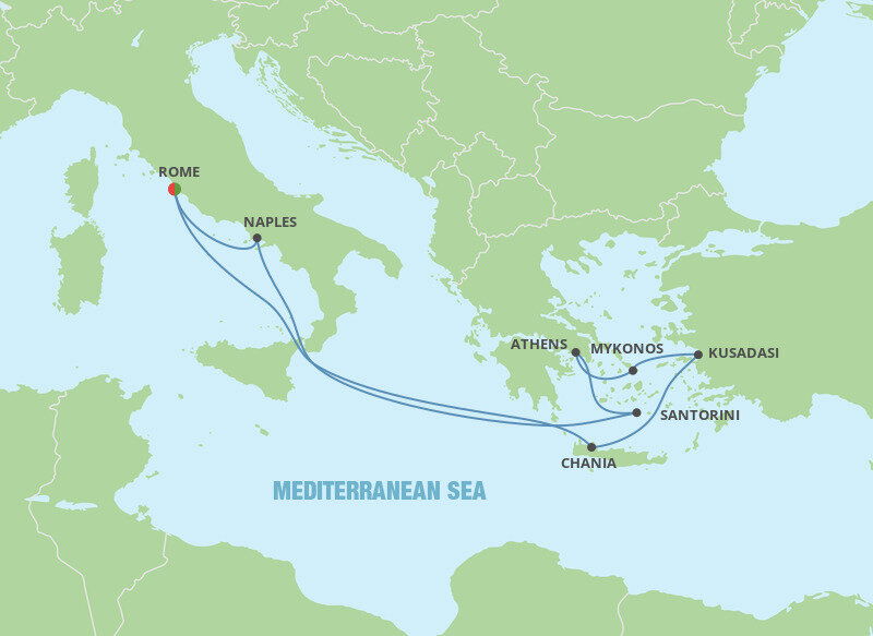 Greek Isles Cruise | Royal Caribbean (9 Night Roundtrip Cruise from Rome)