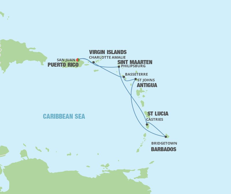southern caribbean cruise leaving from puerto rico