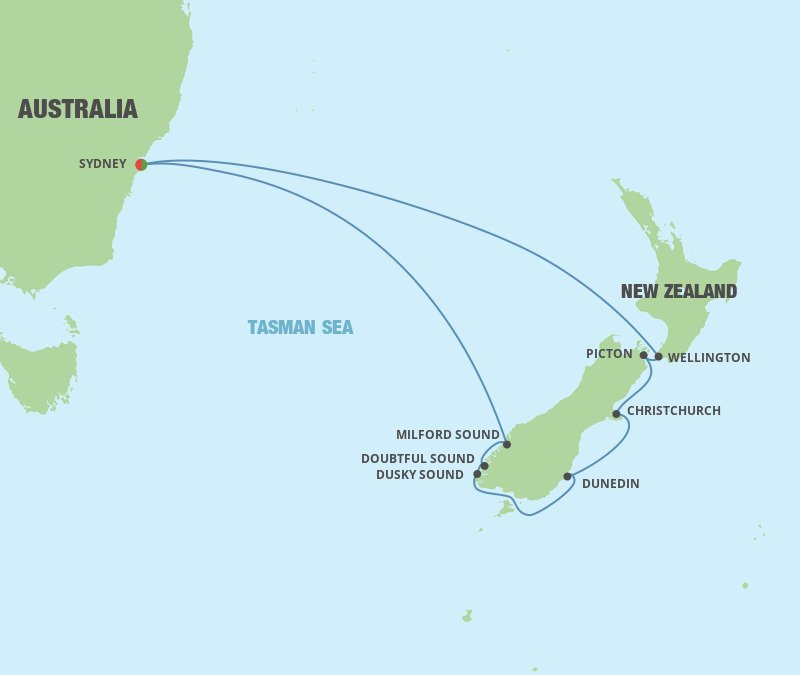 New Zealand Cruise - Royal Caribbean (10 Night Roundtrip Cruise from 