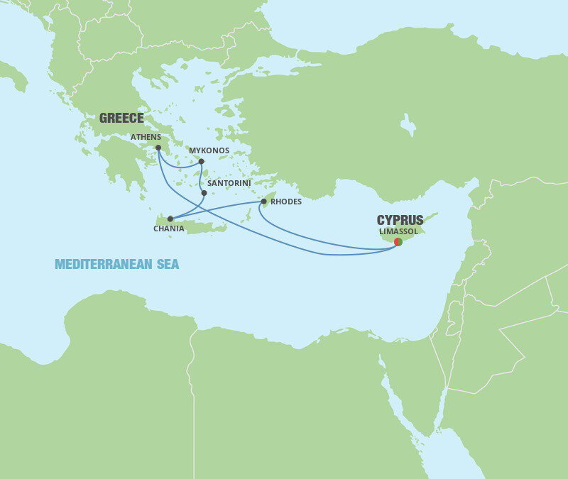 greek island cruise from limassol