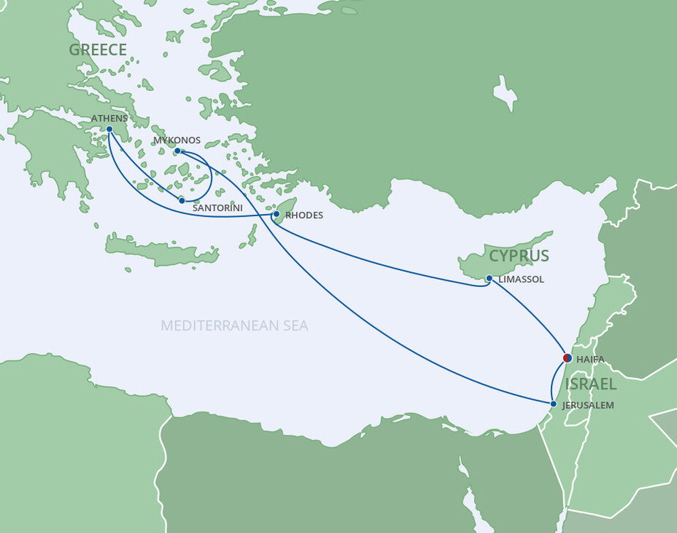 Greek Isles Cruise Royal Caribbean (8 Night Roundtrip Cruise from Haifa)