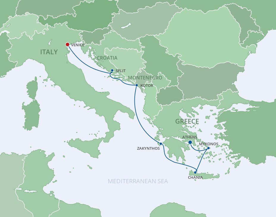 Greek & Adriatic Cruise Royal Caribbean (7 Night Cruise from Athens to Venice)