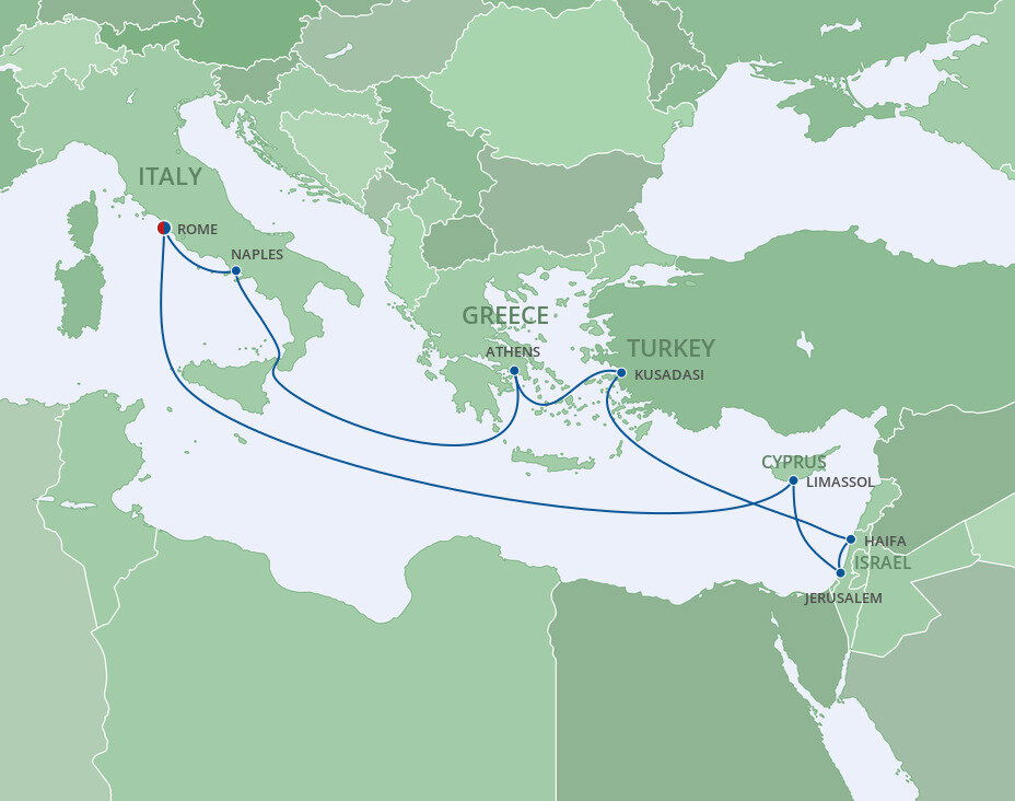 Holy Land Cruise Royal Caribbean (12 Night Roundtrip Cruise from Rome)