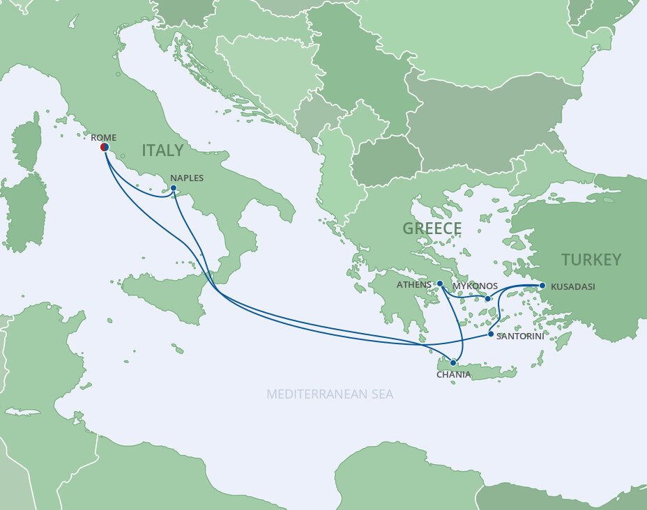Greek Isles Cruise Royal Caribbean (9 Night Roundtrip Cruise from Rome)